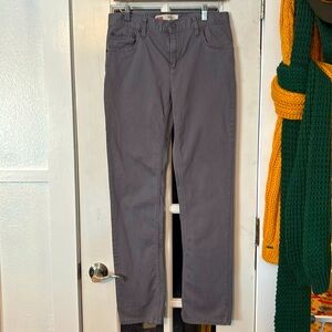 Levi’s 511 slim grey pants 29x29 also sz 18
Great condition